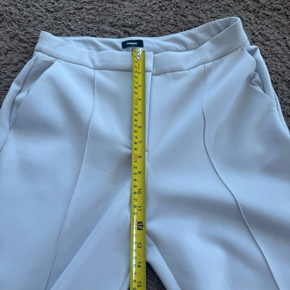 Express Lavender Scuba 3 Piece Pantsuit Oversized Blazer Trousers Skirt M 8 - Picture 14 of 16